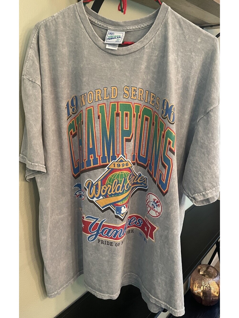 ‘47 Brand New York Yankees 1996 World Champs T-Shirt Vintage Tubular 2XL